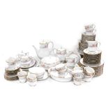 A Noritake Legendary Dream Street porcelain dinner, tea and coffee service, including meat platters,