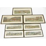 A group of equestrian related colour engravings, to include after EAS Douglas, From Scent To View, T