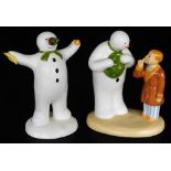 Two Coalport Characters porcelain The Snowman figures, comprising The Wrong Nose, and Hush! Don't Wa