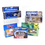 Corgi diecast vehicles, boxed, comprising The Green Hornet CC50902, The Blues Brothers CC06001, Koja