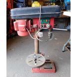 A Sealey pillar drill, model number GDM 90A/12/B.