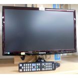 A Samsung 22 inch LED monitor, S2250, with remote, boxed.