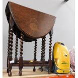 A Goblin Aztec 1200 vacuum cleaner, together with an oak gate leg table. Lots 3501 to 3596 are avai