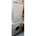 A White Knight Sensor Dry tumble dryer, together with a fridge. Lots 3501 to 3596 are available to