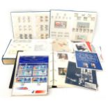 Philately. A collection of Royal Mail definitive's collector's packs, GB collectors stamps, etc., to