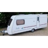 A Lunar Delta 540-2 caravan 2 berth caravan.