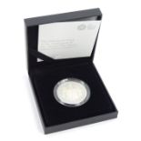 A Royal Mint 65th Anniversary of the Coronation of Her Majesty The Queen five pound silver proof coi