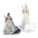 A Coalport figure The Celebration of The Diamond Jubilee of HM Queen Elizabeth II 2012, 24cm high,