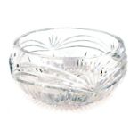 A Waterford Marquis fruit bowl, inscribed 26-6-95, 18cm diameter.