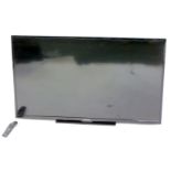A Techwood 47" LCD TV, with remote.