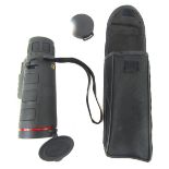A cased tripod mountable hunting torch.