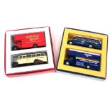 A Corgi Northern Collection Slumberland Beds twin pack model, and a Corgi We're on the Move Swansea