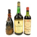 Three bottles of vintage wine, comprising Barolo 1970 Special Reserve, Chateau Gazin Grand Cru Pomer