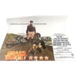 A 1970s film poster for Brass Target, 75cm x 102cm. (AF)