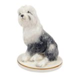 A Royal Worcester Old English Puppy figure, modelled by Kenneth Potts, 12cm high.