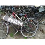 A quantity of various bicycles, of various vintage.