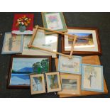 Pictures and prints, comprising after Shelly, Skiddaw and Derwent Water, limited edition print numbe