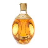 A bottle of John Haig & Co. dimple whisky, 70% proof, 20cm high.