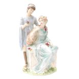 A Wedgwood The Classical Collection figure Adoration, number 1763, printed marks beneath, 31cm high.