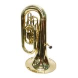 A Yamaha Maestro Tuba, with four valves, 96cm high, in John Packer Ltd case. Part of a large collect