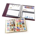 Various stamps, an Improved Postage Stamp Album, containing a quantity of GB and world used collecto