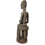 Tribal Art. An African Dogon Tin Tin Prick 'Beater' Mali figure, from near Bandiagara, early 20thC