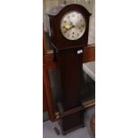 An Edwardian granddaughter clock.