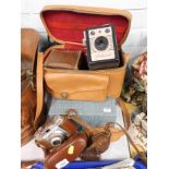 Various cameras and related items, Silette lens, etc. (a quantity)
