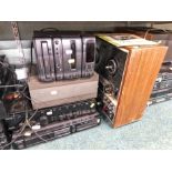 A part stacking system, Kenwood, Panasonic midi hi-fi system, Arcam system, etc. (a quantity)