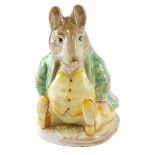 A Beswick Beatrix Potter figure Samuel Whiskers, gold oval mark, 8cm high.