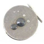 A Hard Marquis number 6 fly fishing reel, 9cm diameter.