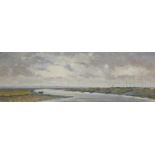 Eric Pipkin (British, 20thC). A Showery Day At Blakeney, Norfolk, oil on board, signed, titled verso