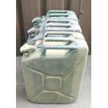 Two vintage jerry cans, and a further jerry can dated 1996. (3)