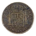 A Charles III silver Spanish colonies 8 Reales 1773.
