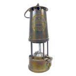 A Protectors Lamp & Lighting Eccles miners lamp, Type 6 M & O, with swing handle, 25cm high.