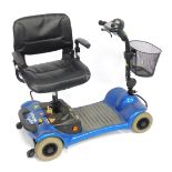 A Sterling Little Gem mobility scooter, in blue.
