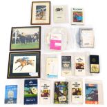 A group of horse racing related memorabilia, to include various prints, Sharpe (Graham) The Magnific