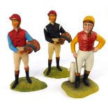 An Aynsley matt porcelain figure of The Jockey, from the Sporting Characters range, printed marks, 2