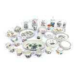 A group of Portmeirion Botanic Garden wares, including teapots, coffee pots, large fruit bowl, toast