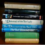 Various editions of The Directory of the Turf, dated comprising 1963, 1967, 1987, 1997, 2005, 1976,