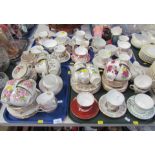 Various part tea wares, to include a Royal Albert Old Country Rose teacup and saucer, Indian Tree pa