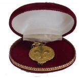 Withdrawn pre-sale by vendor. A Scouting medallion, for Merit Be Prepared presented by the Scout As
