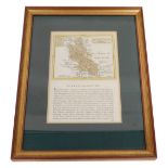 A map of Buckinghamshire, 23cm x 15cm, Collectors Treasure Limited label, marked This is an Original