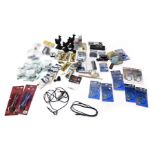 A large quantity of guitar accessories, to include tuners, fono plugs, etc. Buyer Note:
