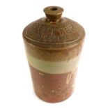 A stoneware jar, stamped R. Nutter Huddersfield, 31cm high.