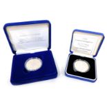 A sterling silver proof celebration medal to commemorate The Marriage of HRH Prince of Wales and Mrs