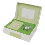 A Royal Mint Beatrix Potter limited edition coin and book gift box set, The Tale of Mr Fisher, in ou