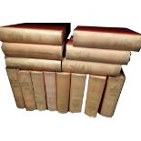 Various bound copies of Punch, comprising 1863-65, 1883-85, 1865-67, 1851-53, 1841-43, 1861-63, 1869