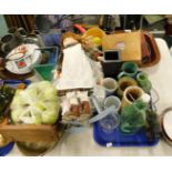 Household wares, Tiger cereal bowl, lamps, tennis balls, pewter wares, etc. (a large quantity)