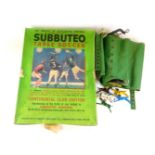 Subbuteo table soccer Continental Club Edition, Subbuteo 66000 World Cup Squad and tabletop horse ra